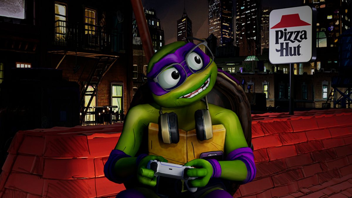 Donatello from "Teenage Mutant Ninja Turtles: Mutant Mayhem"